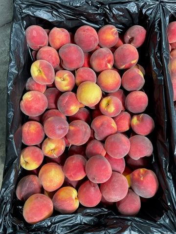 12kg Box of Organic "Candy Princess" Peaches