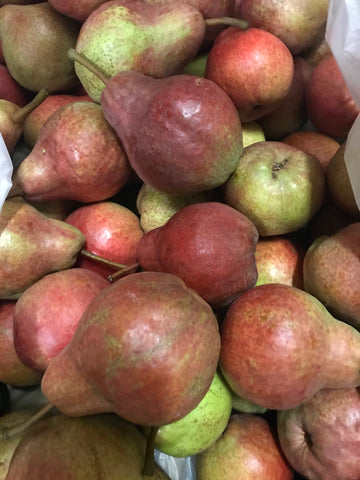 12kg BOX Organic 'Red Sensation’ Pears Grade 1